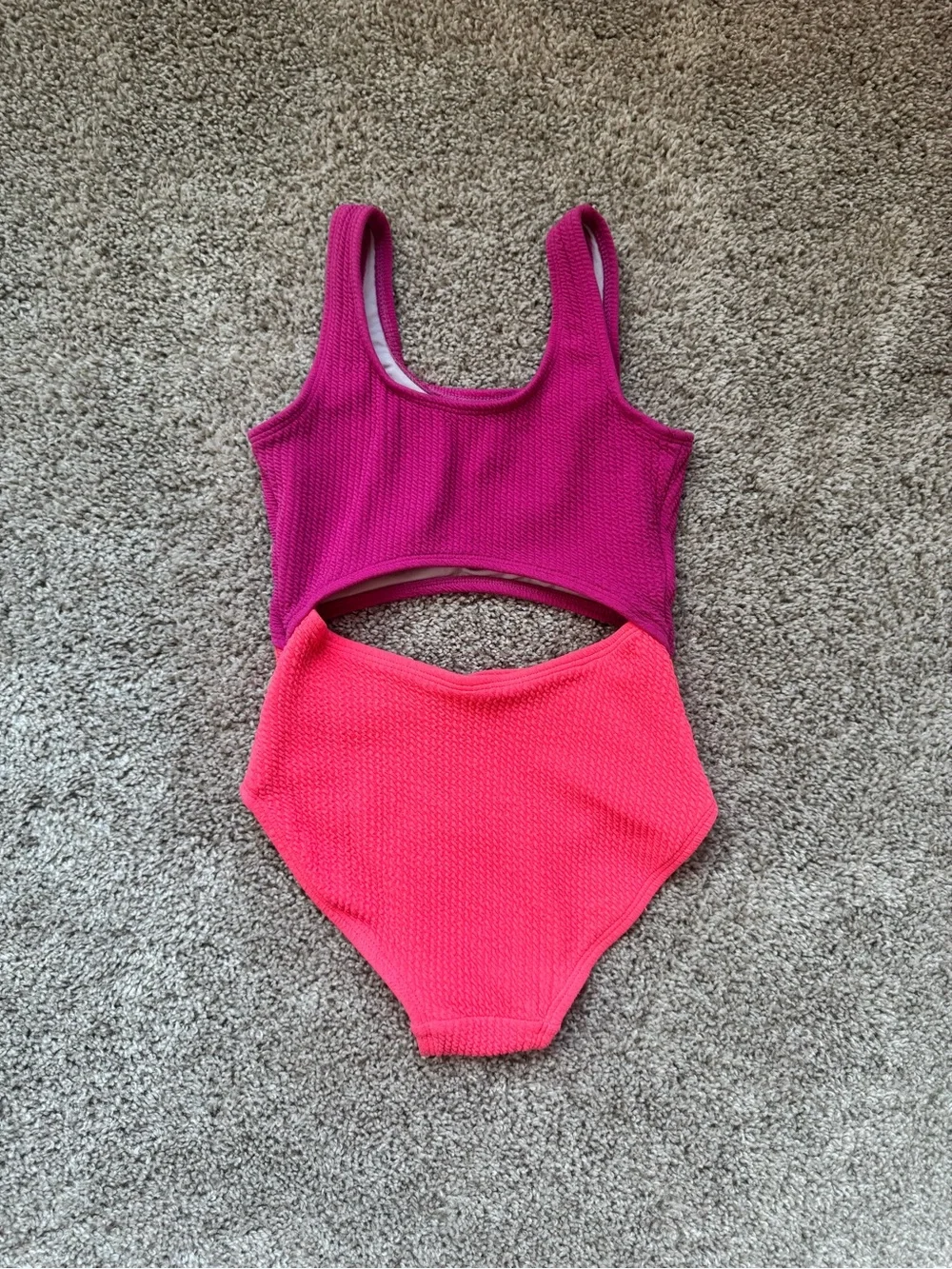 Old Navy Girls One Piece Swimsuit Bundle Size 6/6X  Floral, Pineapple Colorblock